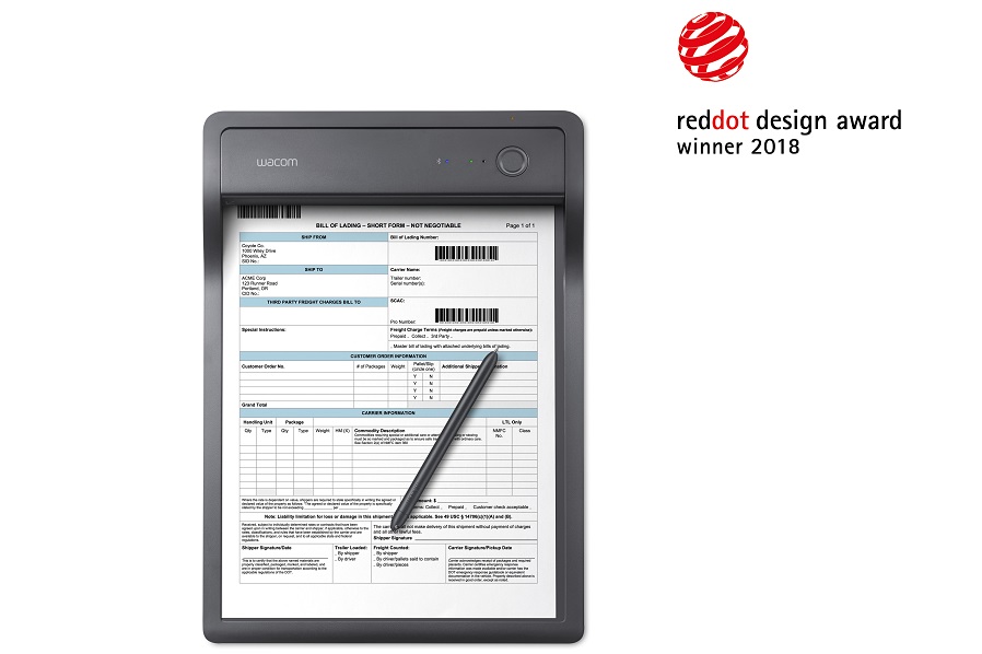 Wacom ha gana seis premios Red Dot 2018